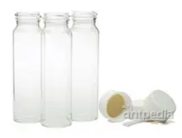 安捷伦Agilent  40ml样品储存瓶套件5183-4314  28x95透明瓶白色盖子
