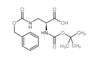B821954-5g N-叔丁氧羰基-3-[(苄氧羰基)氨基]-L-丙氨酸,98%