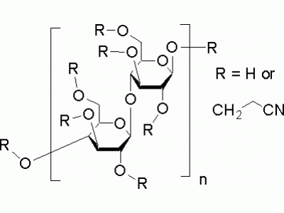 C804570-5g 氰乙基纤维素,Extent of labeling: ~2.6 mol cyanoethylation per mol cellulose (D.S.)