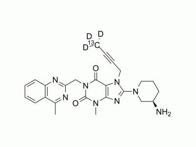 HY-10284S1 Linagliptin-13C,d3 | MedChemExpress (MCE)