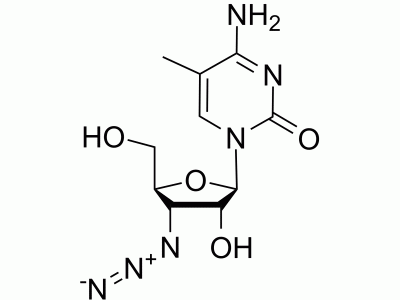 3'-Azido-3'-deoxy-5-methylcytidine | MedChemExpress (MCE)