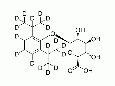 Propofol-d17 β-D-glucuronide | MedChemExpress (MCE)