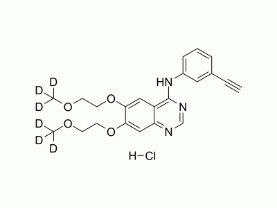 HY-12008S Erlotinib-d6 hydrochloride | MedChemExpress (MCE)