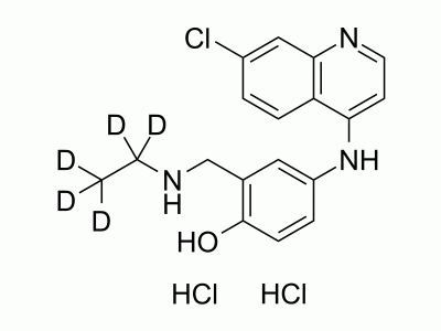 N-Desethyl amodiaquine-d5 dihydrochloride | MedChemExpress (MCE)