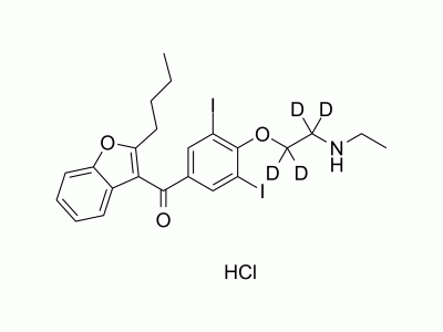 HY-130353S Desethyl Amiodarone-d4 hydrochloride | MedChemExpress (MCE)