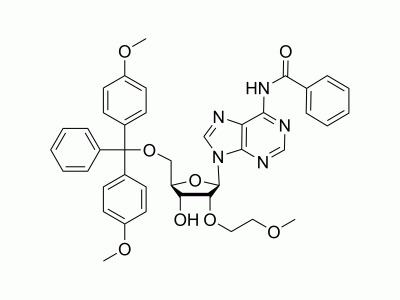 HY-13040 N-Benzoyl-5'-O-dmtr-2'-O-(2-methoxyethyl)-adenosine | MedChemExpress (MCE)