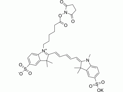 Sulfo-CY5-NHS ester potassium | MedChemExpress (MCE)