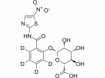 HY-136307S Tizoxanide-d4 glucuronide | MedChemExpress (MCE)
