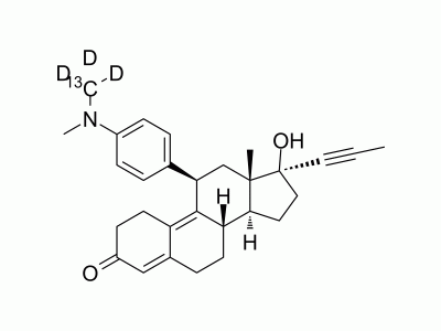 Mifepristone-13C,d3 | MedChemExpress (MCE)