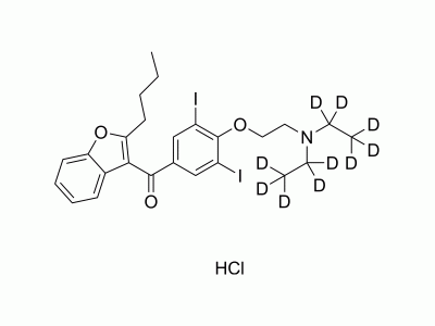 Amiodarone-d10 hydrochloride | MedChemExpress (MCE)