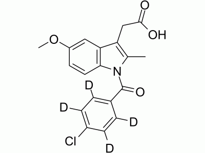 HY-14397S Indomethacin-d4 | MedChemExpress (MCE)