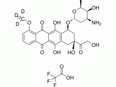 Doxorubicin-13C,d3 TFA | MedChemExpress (MCE)