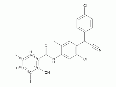 HY-17596S Closantel-13C6 | MedChemExpress (MCE)
