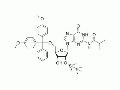 HY-43059 5'-O-DMT-2'-O-iBu-N-Bz-Guanosine | MedChemExpress (MCE)