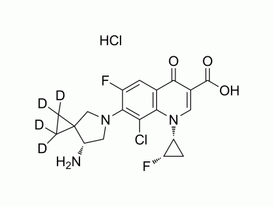 HY-B0395DS (1R,2S,7R)-Sitafloxacin-d4 hydrochloride | MedChemExpress (MCE)