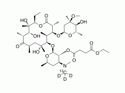 Erythromycin ethylsuccinate-13C,d3 | MedChemExpress (MCE)