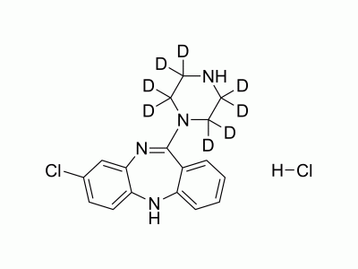 HY-G0021S1 N-Desmethylclozapine-d8 hydrochloride | MedChemExpress (MCE)