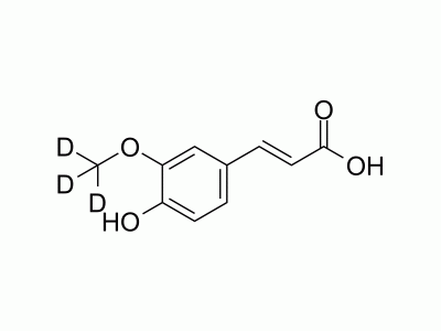 (E)-Ferulic acid-d3 | MedChemExpress (MCE)