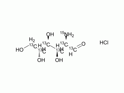 Glucosamine-13C6,15N hydrochloride | MedChemExpress (MCE)