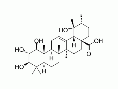 HY-N0978 1,2,3,19-Tetrahydroxy-12-ursen-28-oic acid | MedChemExpress (MCE)