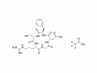 Cyclo(Arg-Gly-Asp-D-Phe-Cys) TFA | MedChemExpress (MCE)