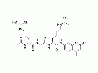 Ac-Arg-Gly-Lys(Ac)-AMC | MedChemExpress (MCE)