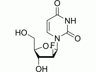 1-(2-Deoxy-2-fluoro-beta-D-arabinofuranosyl)uracil | MedChemExpress (MCE)