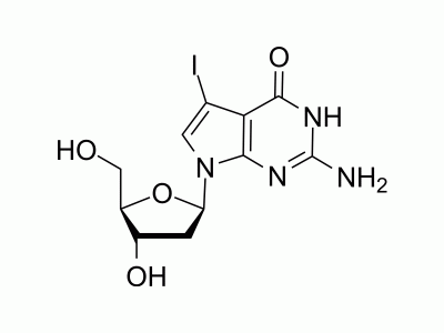 7-Iodo-7-deaza-2'-deoxyguanosine | MedChemExpress (MCE)