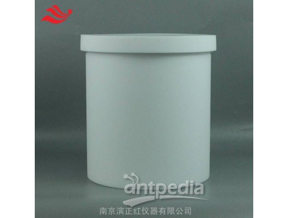 聚四氟乙烯桶10L清洗桶PTFE溶液瓶大口四氟塑料桶带密封盖