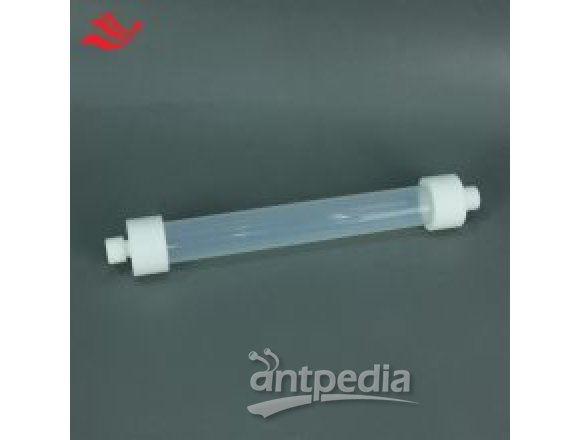 光刻胶行业用PFA过滤柱高纯净特氟龙塑料微柱带筛板层析柱电子级分离柱