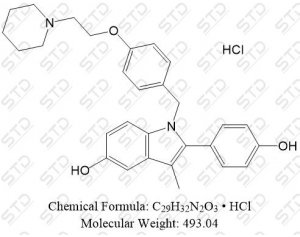 哌多昔芬 盐酸盐 245124-69-0 C29H32N2O3 • HCl