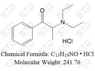 *安非拉酮盐酸盐 134-80-5 C13H19NO • HCl