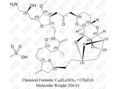 艾日布林 甲磺酸盐 441045-17-6 C40H59NO11 • CH4O3S