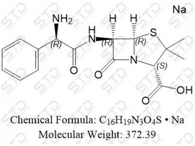 氨苄青霉素 钠盐 69-52-3 C16H19N3O4S • Na
