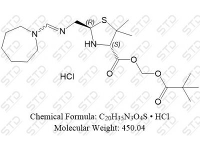 匹美西林杂质5 72584-26-0(free base) C20H35N3O4S • HCl