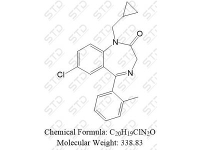 普拉西泮杂质2 34933-04-5 C20H19ClN2O