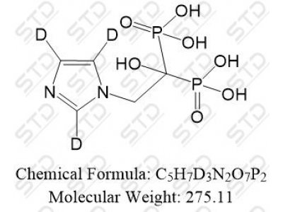唑来膦酸-d3 1134798-26-7 C5H7D3N2O7P2