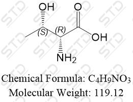 <em>苏氨酸</em><em>杂质</em>7 (D-<em>苏氨酸</em>) 632-20-2 C4H9NO3