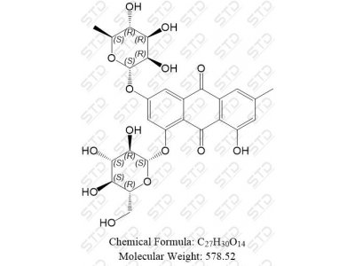 双醋瑞因杂质10 (葡欧鼠李苷 A) 21133-53-9 C27H30O14