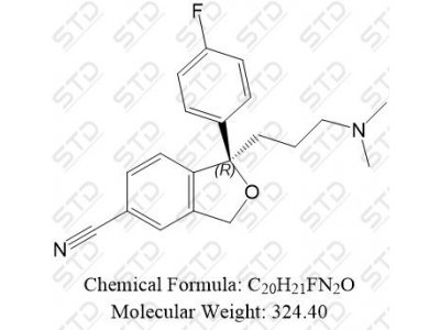 西酞普兰杂质1 单体(R异构体 单体) 128196-02-1 C20H21FN2O