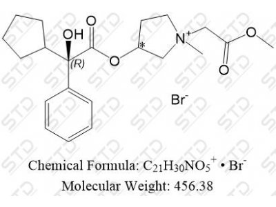 索吡溴铵杂质12 873912-88-0 C21H30NO5+ • Br-