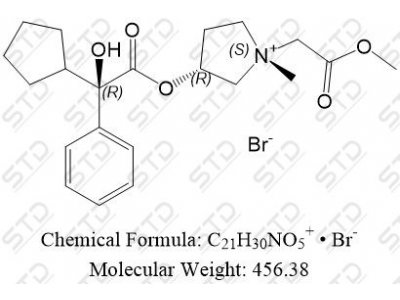 索吡溴铵杂质14 1628106-98-8 C21H30NO5+ • Br-