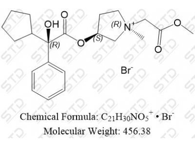 索吡溴铵杂质16 1628106-95-5 C21H30NO5+ • Br-