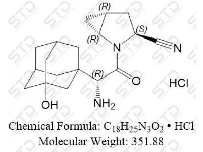 沙格列汀杂质17 盐酸盐 1564265-98-0(free base) C18H25N3O2 • HCl