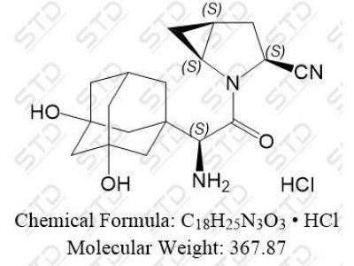 沙格列汀杂质8 盐酸盐 841302-24-7(free base) C18H25N3O3 • HCl
