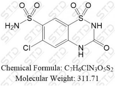 氢氯噻嗪杂质37 89813-56-9 C7H6ClN3O5S2