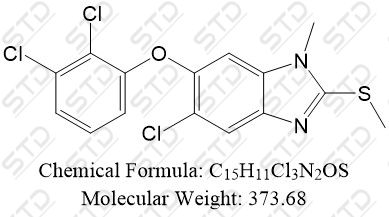 三氯苯达唑杂质11 145770-88-3 C15H11Cl3N2OS