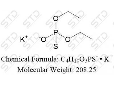 毒死蜱杂质4 钾盐(二乙基硫代磷酸 钾盐) 5871-17-0 C4H10O3PS- • K+