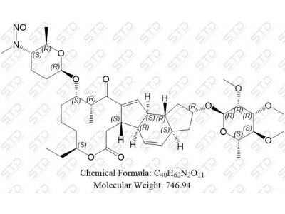 多杀菌素杂质3(N-亚硝基去甲基多杀菌素A) 252575-85-2 C40H62N2O11