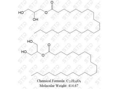 单硬脂酸甘油酯杂质37 30233-64-8 C25H50O4